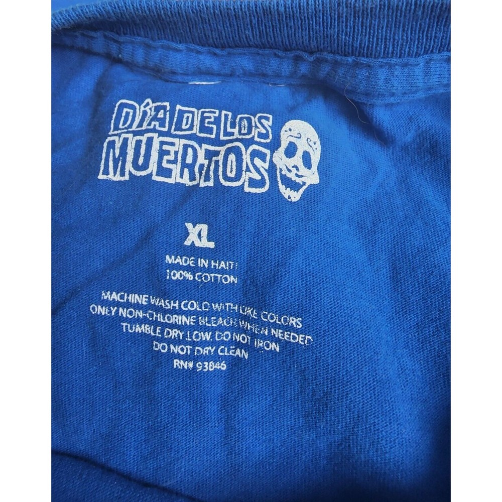 Dia De Los Muertos T-Shirt Size XL Skull Horror Halloween - Picture 4 of 4